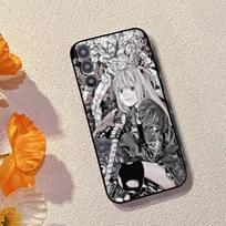 D-Death Note Amane Misa Phone Case Silicone Soft For Samsung Galaxy A73,A72,A71,A70,A53,A52,A51 Samsung a70 gray