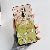 For Xiaomi Redmi 9 Case Redmi 9 Prime Cover M2004J19G M2004J19C redmi9 Cute Cartoon Bear Silicone TPU Soft Phone Case Back Cover Redmi 9