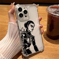 Anime Attack On Titan Hot Phone Case For iPhone 17 Air 16 e 15 14 13 12 11 Pro Max Plus Mini SE 2020 2022 Soft Shockproof Cover iPhone 11 Pro Max