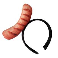 Dešrainio galvos juosta Juokinga galvos juosta Šventės galvos juosta Maisto skrybėlė Kostiumas Juokinga maisto galvos juosta Keptos kiaušienės galvos juosta Imituoto maisto skrybėlė