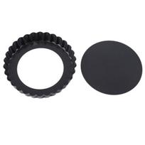 Cake Mold Eco-friendly Anti-deform Carbon Steel Removable Pie Pizza Cake Mold for Dorm 8cm