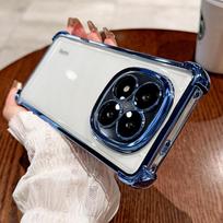 Redmi Note 14 Pro Magnetic Stand Case - Transparent, High-End, Drop-Proof TPU Xiaomi 14 Pro
