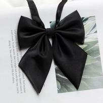 Child Style Polyester Lazy Neck Tie With Clip For School Uniforms And Gift Giving Style M