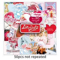 Sabrina Carpenter Graffiti Stickers: 50-Pack DIY Phone Decoration - Hot-Selling Star Craft for Girls