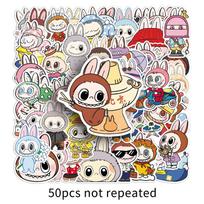 50 LaBuBu Doodle Stickers: Personalized Cartoon Decor for Phones & Laptops