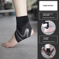 Adjustable Ankle Brace With Compression Support Breathable Fabric For Running Basketball Hiking Workout