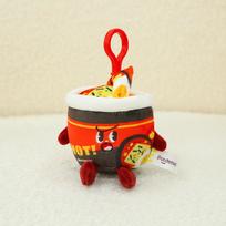 Cute Realistic Turkey Instant Noodle Plush Keychain Adorable Food Charm Accessory