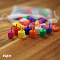 3D Spausdinta Pirštų Gestų Statulėlė Amatininko Rankos Padėties Figūrėlė Unikali Skulptūra Namų Dekoro Stalo Akcentas Dovana 10pcs