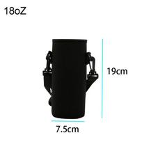 18/36/64oz Water Bottle Cover Bag Black Water Bottle Carrier Sport Cup Covers Bag  Sports Bottle 18oz