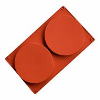 Large Silicone Baking Mold Cylinder Shaped Soap Making Mold Round Silicone Mold  Homemade Soap raudona