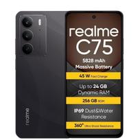 Atnaujintas - realme C75 išmanusis telefonas, 8GB + 16GB dinaminės RAM + 256GB ROM, 6,72  FHD+ 90 Hz, 50 MP AI kamera