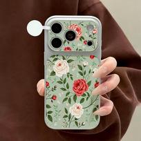 ins wind rose for iPhone17Pro Apple 16promax mobile phone case 14 Premium 13 New 15 Apple 11