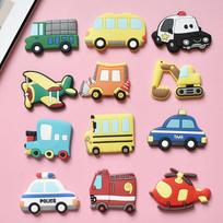 5 vnt. Kūrybingi animaciniai automobiliai Šaldytuvo magnetai vaikams Mažo dydžio magnetinis šaldytuvo magnetas Transporto magnetai Random 5 pcs