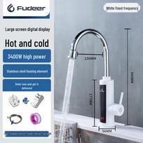 3-Second Instant Hot & Cold Electric Water Faucet for Kitchen Home Use Plug version