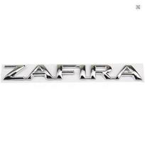 Automobilio 3D Metalinės Raidės Žodžiai Logotipo Lipdukai Opel ZAFIRA Automobilio Galinės Bagažinės Raidės Emblema Ženkliukas Dekoratyviniai Lipdukai sidabras