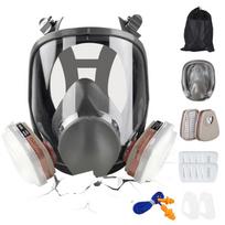 Full Face Gas Mask for Paint, Dust, and Chemicals - Model 6800 Protective Mask