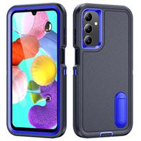3 in 1 Heavy Armor Defend Phone Case For Samsung Galaxy A16 A06 A15 A14 A54 A26 A36 A56 A17 A27 A37 5G Plastic Frame TPU Cover For A14 4G or A14 5G