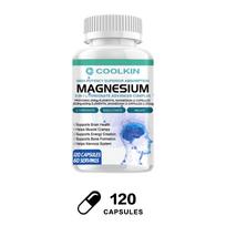 Three-in-one compound magnesium capsules, containing L-threonate magnesium, taurine magnesium, glycine magnesium, suitable for adults. 120*1