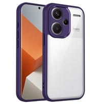 EUCAGR For Xiaomi Redmi Note 13 Pro Plus 5G Air Cushion Silicone Bumper Clear Matte Back Cover Hard Case for Redmi Note 13 Pro+ Redmi Note13Pro Plus violetinė