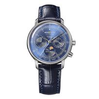 100th Anniversary Series 5 ATM Water Mineral Navy Unisex [ZEPPELIN] Watch, Quartz, Resistant, Glass, Dial, 7635-3, [Authentic]