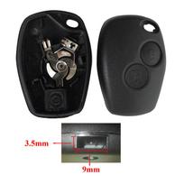 2 mygtukų automobilio rakto korpuso nuotolinio valdymo pulto dangtelis, skirtas Renault Dacia Modus Clio 3 Twingo Kangoo 2