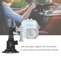 Automobilio siurbimo taurelės laikiklis ir trikojo adapteris automobilio rekordų laikiklio stovui Laikiklis GoPro herojui 7/6/5/4 SJCAM /YI juoda