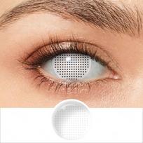 Vampire Eye Cosplay kontaktiniai lęšiai White Mesh Akių kontaktai vakarėliui Red Green Crack Halloween Kontaktiniai lęšiai Crazy Lens Y11