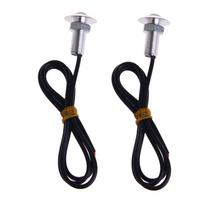 1 pora nuolatinės srovės 12 V 23 mm Eagle Eye LED dienos metu veikianti DRL lengva automobilio lemputė balta