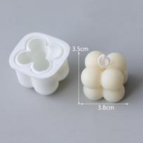 1 vnt. kvadratinis kubas žvakės formos Sojų vaško eterinio aliejaus aromaterapinė žvakė „pasidaryk pats“ debesies formos žvakės medžiaga vaškas 3D silikoninis pelėsis