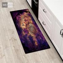 Spalvingas Mandala kilimų bėgikas gyvenamajam kambariui Etninio stiliaus virtuvės kilimėlis atminties putplasčio vonios kilimėlis, neslystantis 40x60cm