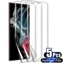 Minkšta hidrogelio plėvelė Samsung Galaxy S23 Ultra Plus Full Cover HD skaidri ekrano apsauga, skirta Samsung S23 S23+ S23ultra Samsung A12 5G gryna