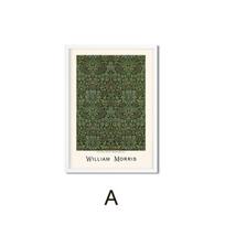 Spaudiniai ir plakatai William Morris garsioji drobės tapyba Abstrakčiojo stiliaus sienų nuotraukos svetainės miegamojo požeminiam dekoravimui A4 21x30cm No Frame