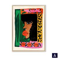 Abstraktūs Senovės Egipto plakatai ir spaudiniai Sienų nuotraukos Boho gyvatės tigro sienos menas Leopardo ponios drobės tapyba miegamojo dekoravimui 21cm×30cm NoFrame