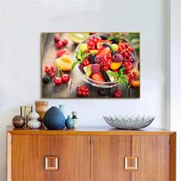 Virtuvės Dekoravimas Maisto Tapyba Vaisių Daržovių Krepšys Braškių Plakatai Drobės Spaudinys Cuadros Decoracion Salon Modernus Spaudinys 21cm×30cm NoFrame