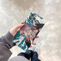 Animacinių filmų Jujutsu Kaisen Yuji Itadori Fushiguro Megumi telefono dėklas, skirtas iPhone 13 12 11 Pro X XsMax XR 7 8Plus mielas minkštas dangtelis iPhone 7 8