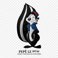Pepe Le Pew Pepe Le Pew Penelope Pussycat Lyginamas šilumos perdavimo spaudos vinilo pleistrai Lipdukas drabužiams „Pasidaryk pats“ aplikacijos Skalbiami pleistrai