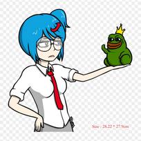 Afd Chan Alternative For Germany Pepe The Iron on Heat Transfer Printing Vinyl Patches Sticker for Clothes DIY Appliques Washable Patches