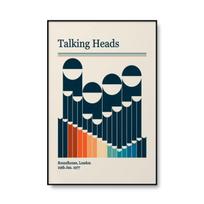 Fleetwood Mac Talking Heads Gig Plakatas Populiari muzika Grupė Žvaigždės Menas Drobė Tapyba Retro sienų spauda Baras Kavinės Klubo dekoras 21*30cm