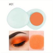 Pebble single eyeshadow glitter pearlescent matte earth color waterproof not easy to take off makeup mini eyeshadow #1