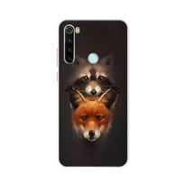 Telefono dėklas, skirtas Xiaomi Redmi 9 8 8A 7 9A 9C 7a 9T Note10 5G Note 9 8T 7 Pro 9s Animal Raccoon Fox Silikoninis TPU minkštas galinis dangtelis Redmi 9