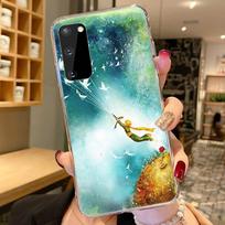Mažasis princas ir Fox TPU telefono dėklas, skirtas Samsung Galaxy S20 FE S21 Ultra 5G S10 S10E S8 S9 Plus S7 minkštas silikoninis dangtelis Samsung S21