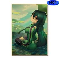 Mano herojaus akademija Plakatas Retro Kraftpopieris Anime Plakatai ir Spaudiniai Meno Tapyba Studija Namų Kambario Baro Dekoras Sienų Lipdukas 30x21cm