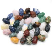 Natūralus Pusiau Brangakmenių Papuošalas Dekoratyvinis Daugiaspalvis Fakelo Formos Brangakmeniai Namų Dekoras Reiki Gydymas Olimpinė Dvasia Baldai Papuošalai 28×18mm 1Pc/28×18mm gray