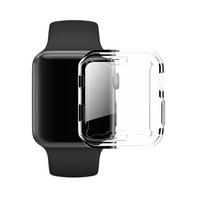 Ekrano apsauga Apple Watch Case 49mm 45mm 41mm 44MM 40MM 42mm 38MM Full TPU buferio dangtelio priedai Iwatch Series 9 8 7 SE 6 3 Series 7 8 9 45MM skaidri