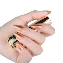 6 ml metalinis chromo veidrodinio efekto manikiūro įrankis?Nagų dailės lako lipdukas #15 Mirror Gold