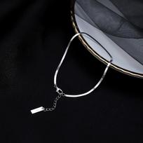 Paprasta kulkšnies sidabro spalvos peilio pakabukas ant kojos Anklet vasaros paplūdimio apyrankės basoms kojoms papuošalai Dovana sidabras
