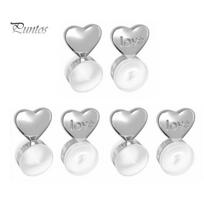 6Pcs Earring Backs Heart Shape Earring Lifter Backs Silicone Earring Backs Replacements for Droopy Ears sidabras