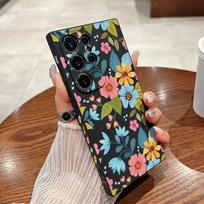For Samsung S24 S23 Ultra S22 Plus S21 S20 FE A15 A25 A55 A52 A53 A54 5G Slim Flower Shockproof TPU Hybrid Case Cover Samsung A15 5G juoda