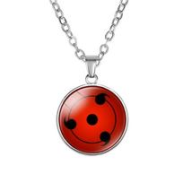 Anime Sharingan akies karoliai Uchiha Kakashi Mangekyou pakabukas karoliai Gotiški naujos mados chokeriai gerbėjams moterims vyrams dovana