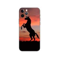 Horse Animal phone case for iphone 5 5s 2020se 6 6s 7 8 plus x 10 XR XS 11 12 13 mini pro MAX black tpu back cover iphone 5 5S SE 2016